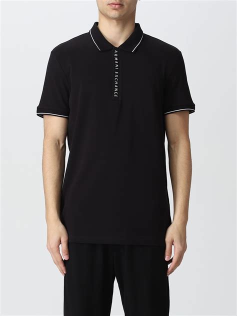 armani exchange polo black.